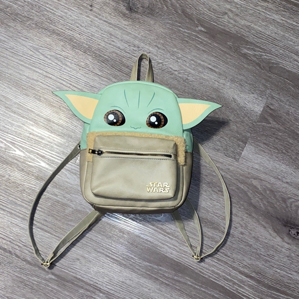 Disney Star Wars Yoda Mint and Beige Backpack
